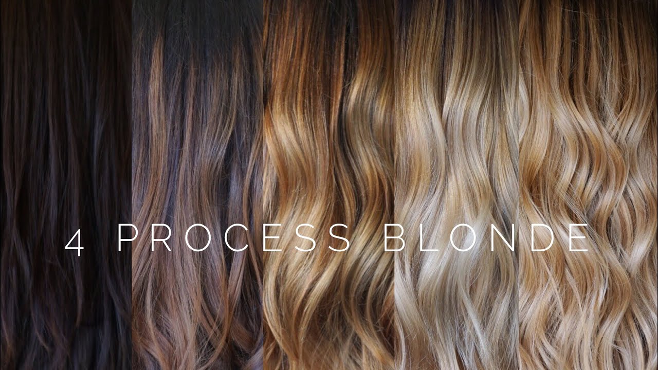 Dark Blonde Hair Painting Process - wide 9